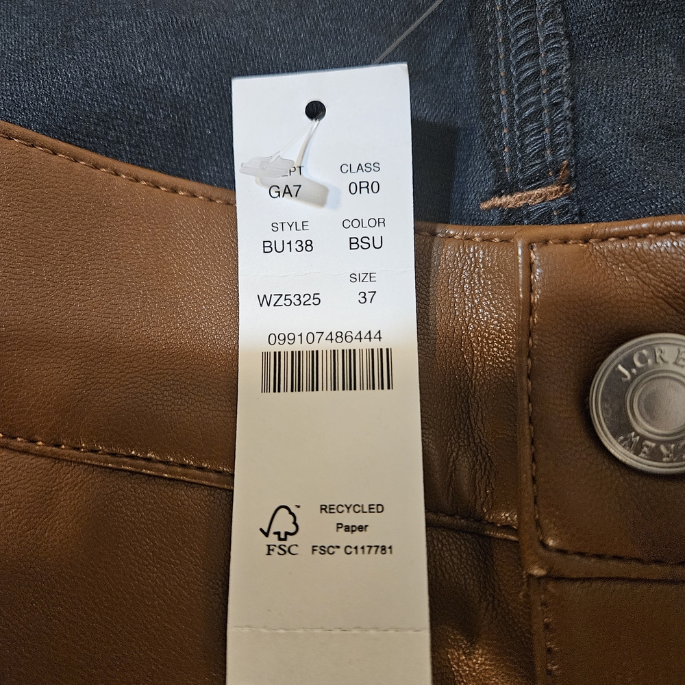 J. Crew Brown Straight Leg Pants - Picture 7 of 9